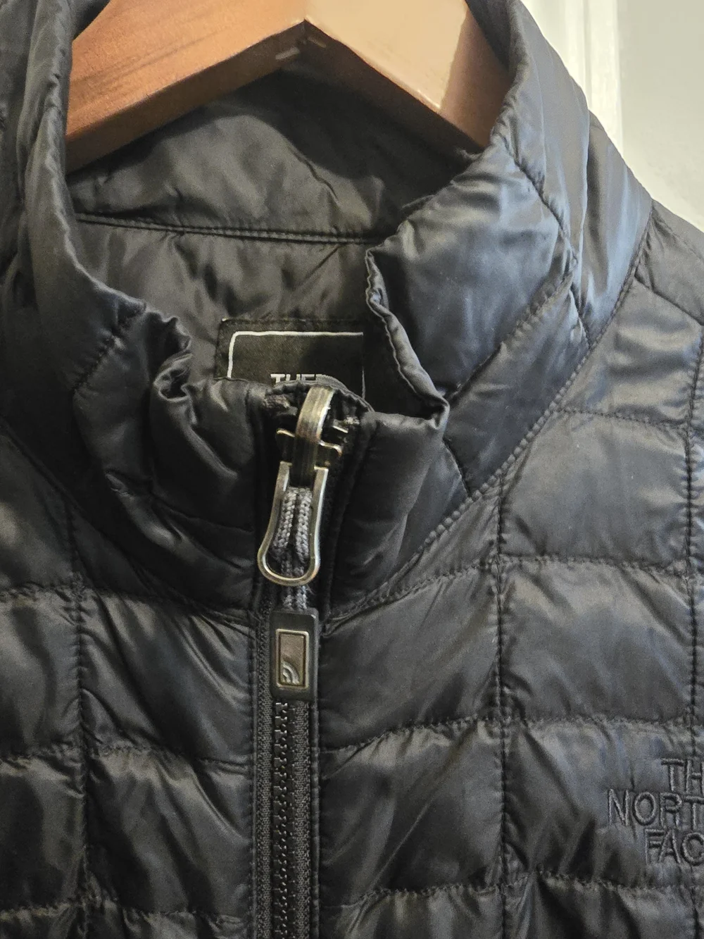 The North Face Men’s Black Quilted Jacket...VERY THIN JACKET
